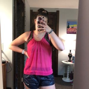 Pint and black tank top from PacSun